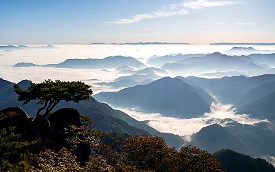 대둔산 운해