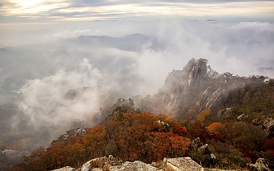 대둔산 추색