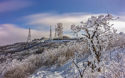 겨울 산정