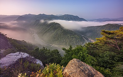 초여름 산정