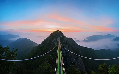 구봉산 여명