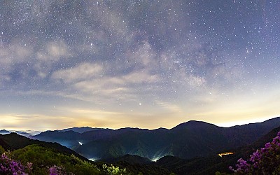 고리봉의 밤하늘