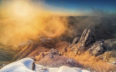 in 대둔산(18.02.13)