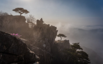 대둔산 생애대 봄풍경 - 대둔산