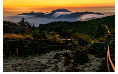 지리 반야 낙조