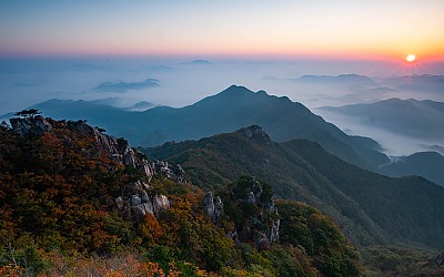 대둔산의 가을