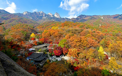 북한산의  아름다운 계절