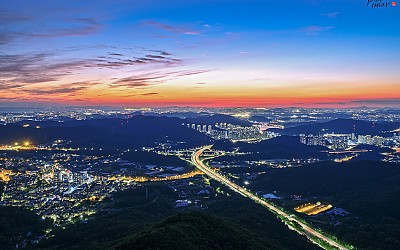 수암봉에서...