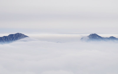덕유산  향적봉 에서  본 운해의 바다