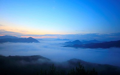 보남산에아침