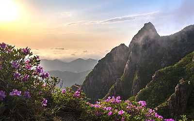 월출산 광암터에서