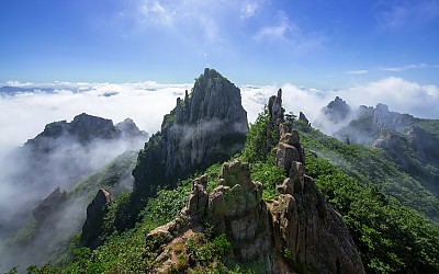 월출산의 아침2