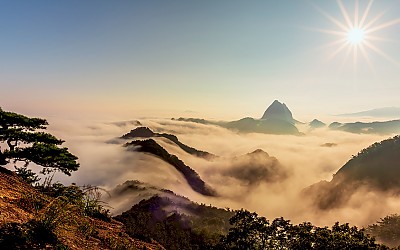 마이산이 보이는곳