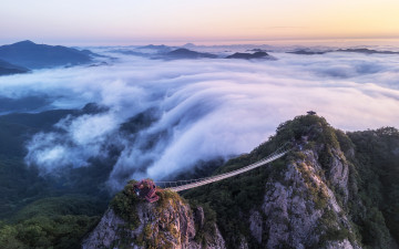 구봉산 운해  폭포