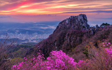 금정산 아침여명 - 금정산