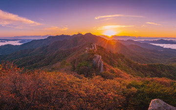 팔공산 톱날능선